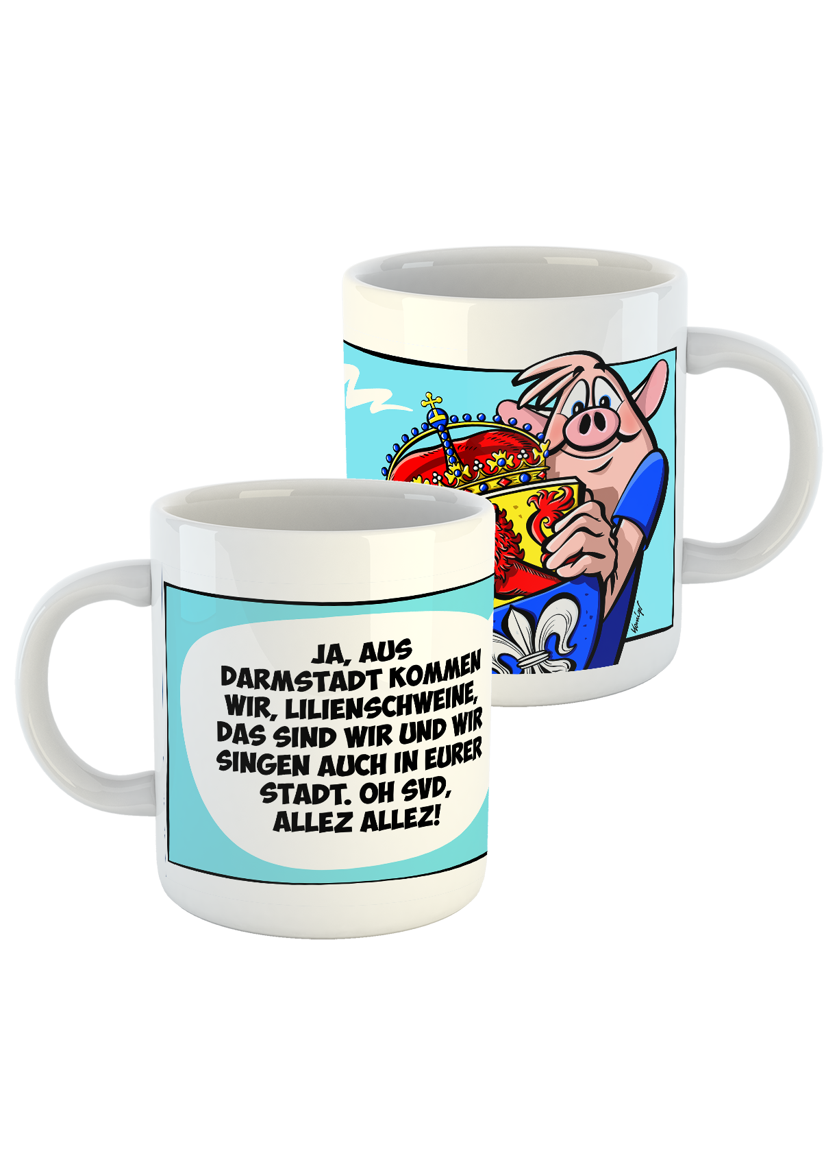 SV 98 Tasse "Lilienschweine" SV 98 Tasse "Lilienschweine"