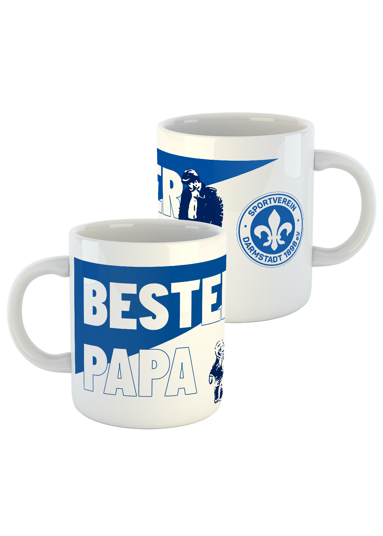 Merchandising_Familientasse_BesterPapa_Produktbild SV 98 Tasse "Bester Papa"