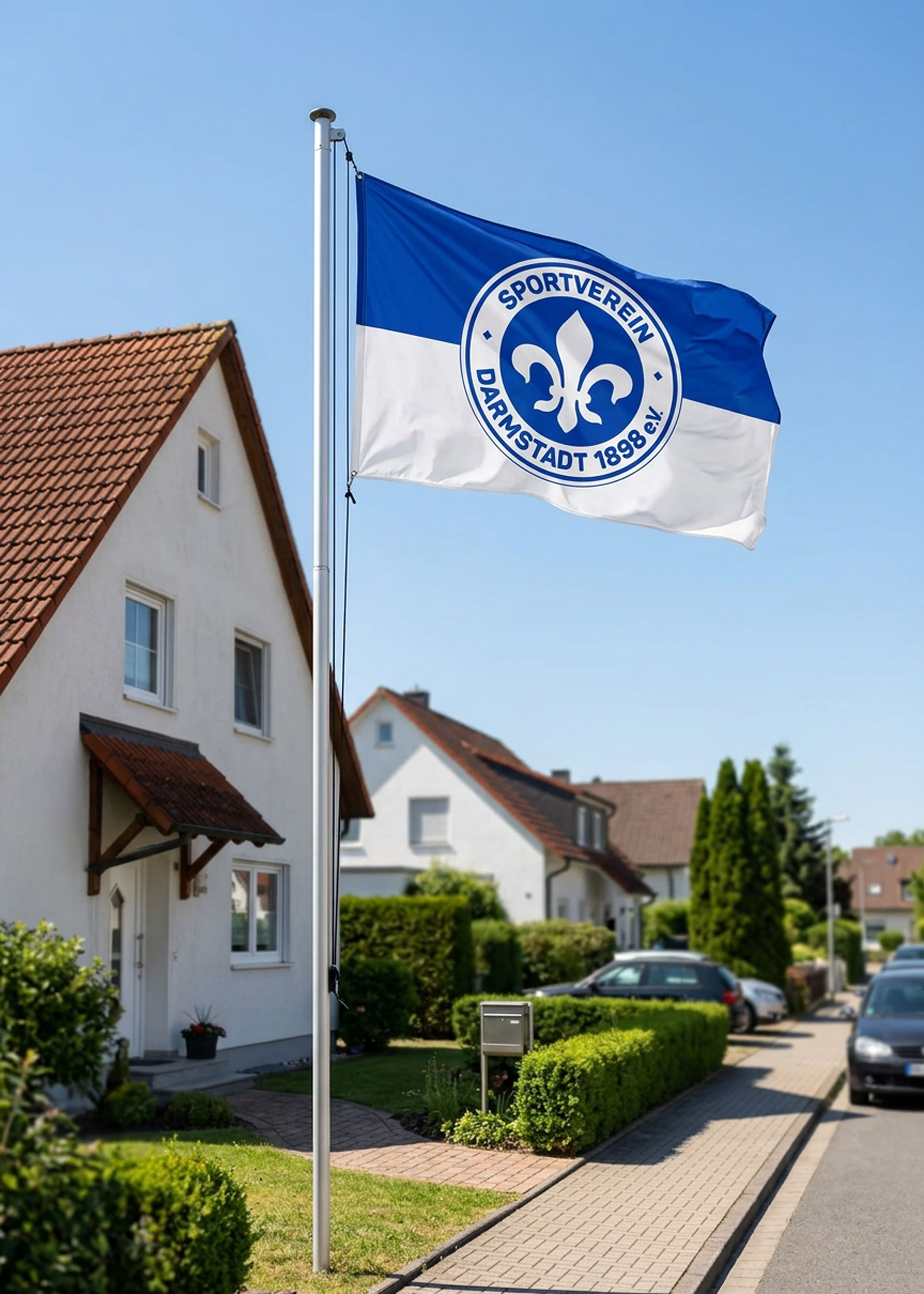 SV 98 Hissfahne, blau-weiß