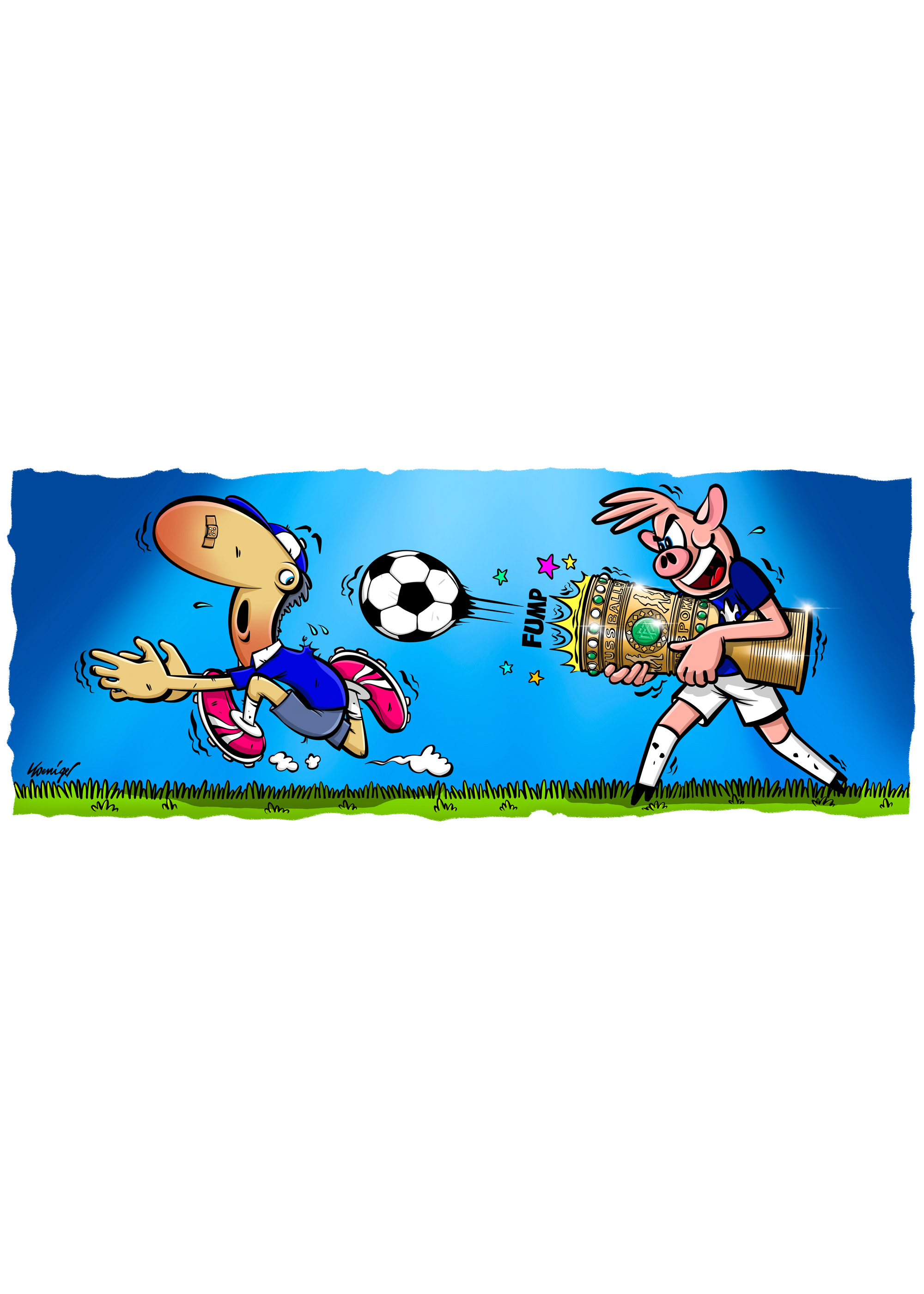 SV 98 Tasse "Lilienschweine - Pokal Schalke"