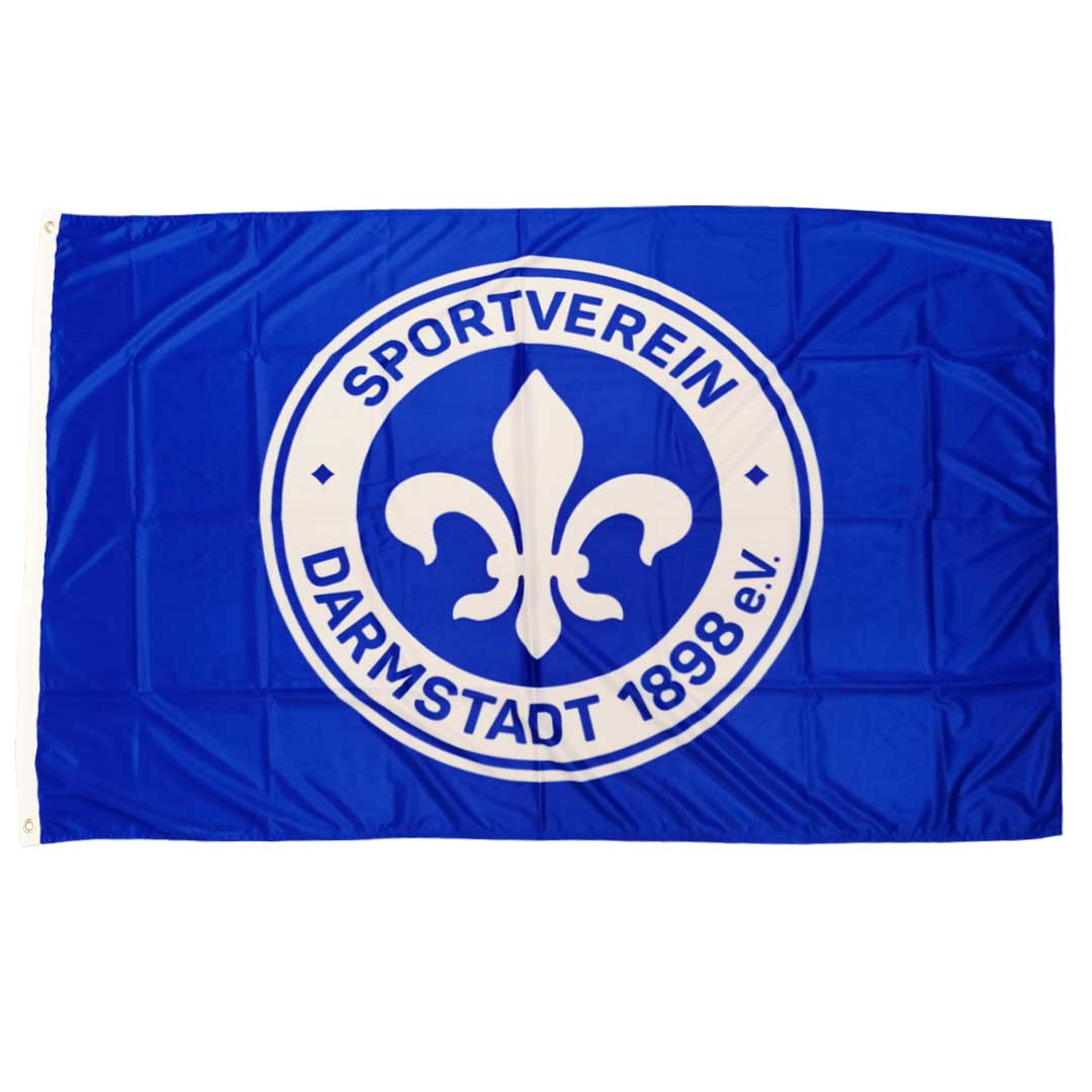 4-144-SV-98-Fahne-Logo-sen SV 98 Fahne "Blau", Ösen