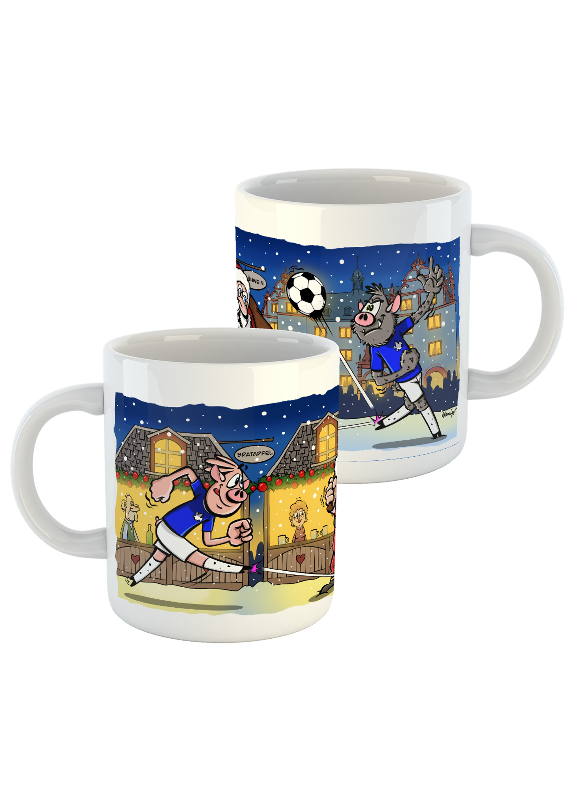 SV 98 Tasse "Lilienschweine - Weihnachten 2025"